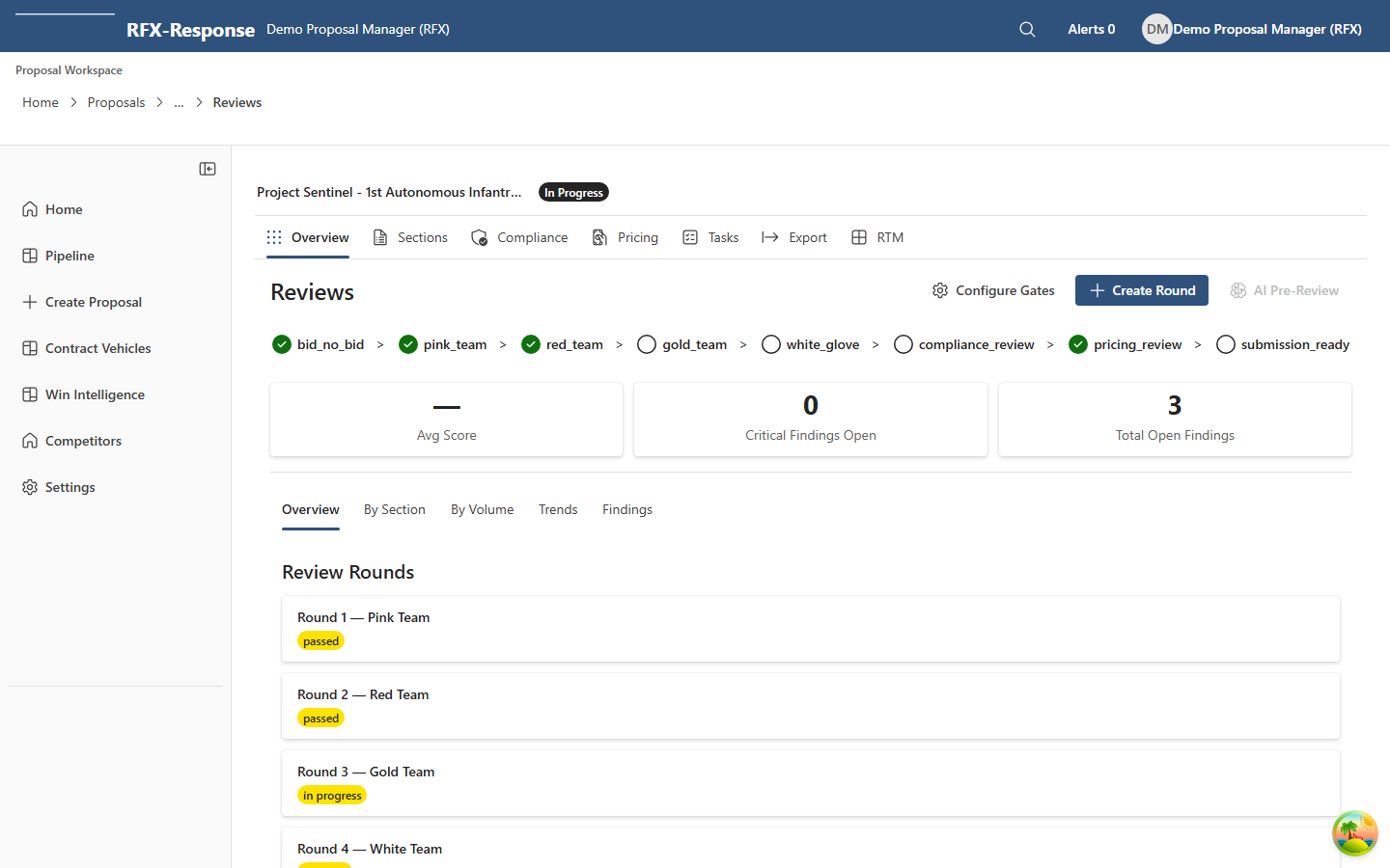 RFX Response — Review Collaboration